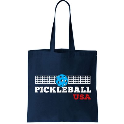 Pickleball Support The Team Pickleball Player USA Flag Bag