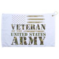 Proud Soldier United States Army USA Flag Grommeted Golf Towel