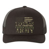 Proud Soldier United States Army USA Flag Camouflage Veteran Yupoong Adult 5-Panel Trucker Hat