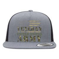 Proud Soldier United States Army USA Flag Camouflage Veteran Flat Bill Trucker Hat