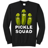 Pickle Squad Vegan Dill Pickle Costume Adult Pickle Squad Sweatshirt