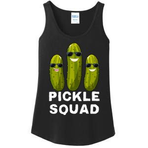 Pickle Squad Vegan Dill Pickle Costume Adult Pickle Squad Ladies Essential Tank