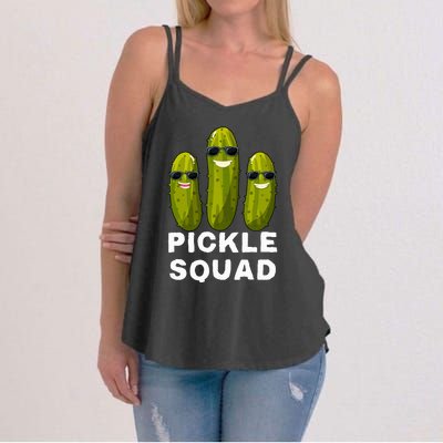 Pickle Squad Vegan Dill Pickle Costume Adult Pickle Squad Women's Strappy Tank