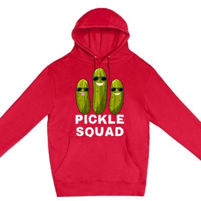 Pickle Squad Vegan Dill Pickle Costume Adult Pickle Squad Premium Pullover Hoodie