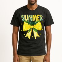 Preppy Summer Vibes Lemon Bow Girly Summer Tall T-Shirt