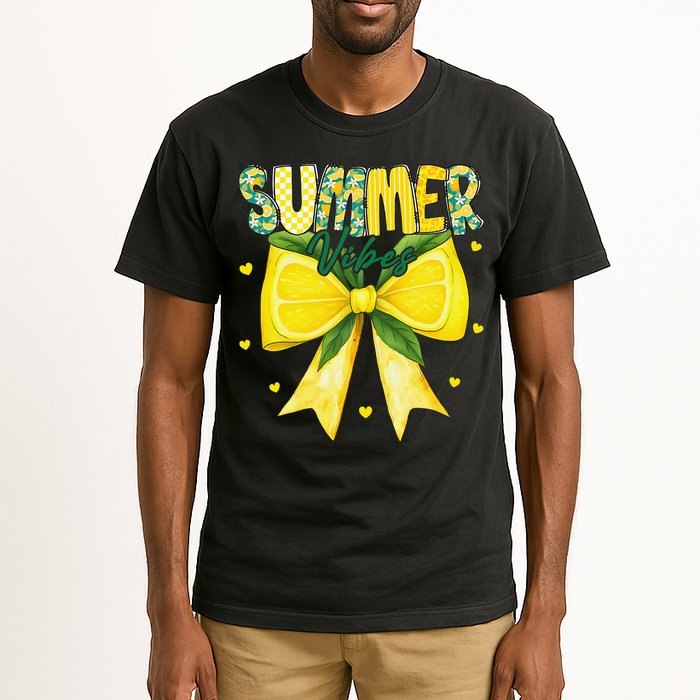 Preppy Summer Vibes Lemon Bow Girly Summer Tall T-Shirt