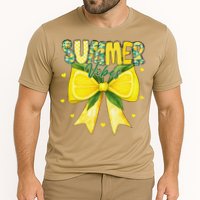 Preppy Summer Vibes Lemon Bow Girly Summer Performance Shirt