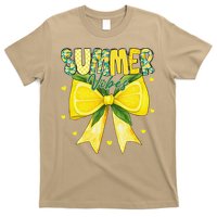 Preppy Summer Vibes Lemon Bow Girly Summer T-Shirt