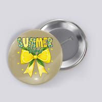Preppy Summer Vibes Lemon Bow Girly Summer Button
