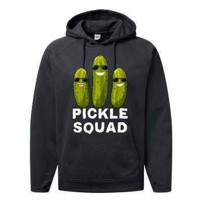 Pickle Squad Vegan Dill Pickle Performance Fleece Hoodie