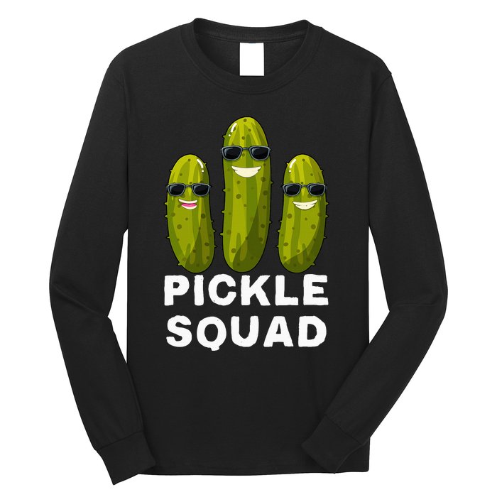 Pickle Squad Vegan Dill Pickle Long Sleeve Shirt