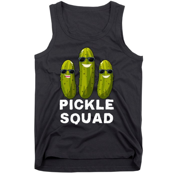 Pickle Squad Vegan Dill Pickle Tank Top