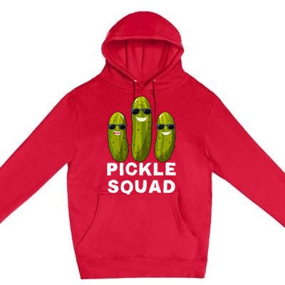 Pickle Squad Vegan Dill Pickle Premium Pullover Hoodie