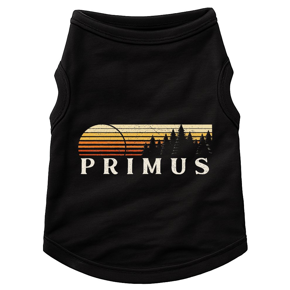 Primus Sc Vintage Evergreen Sunset Eighties Retro Doggie Tank