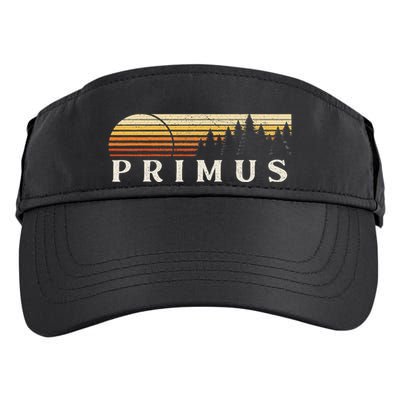 Primus Sc Vintage Evergreen Sunset Eighties Retro Adult Drive Performance Visor