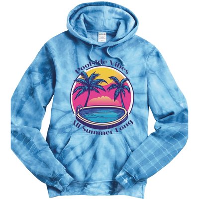Pool Side Vibes All Summer Long Tie Dye Hoodie