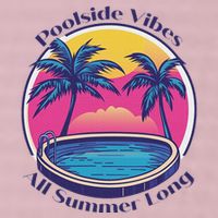 Pool Side Vibes All Summer Long 25L Jumbo Tote