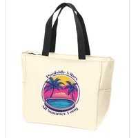 Pool Side Vibes All Summer Long Zip Tote Bag