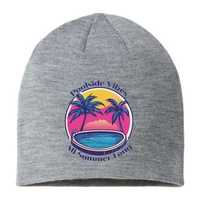 Pool Side Vibes All Summer Long Sustainable Beanie