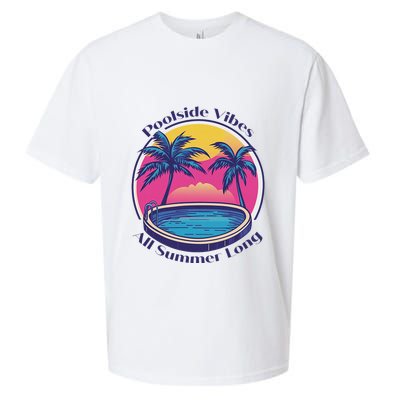 Pool Side Vibes All Summer Long Sueded Cloud Jersey T-Shirt