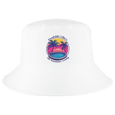 Pool Side Vibes All Summer Long Cool Comfort Performance Bucket Hat