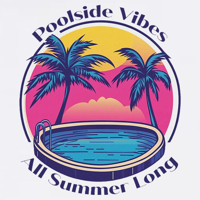 Pool Side Vibes All Summer Long Cool Comfort Performance Bucket Hat