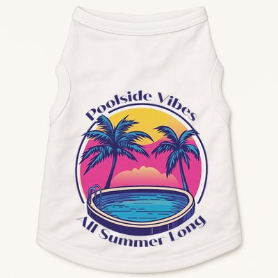 Pool Side Vibes All Summer Long Doggie Tank