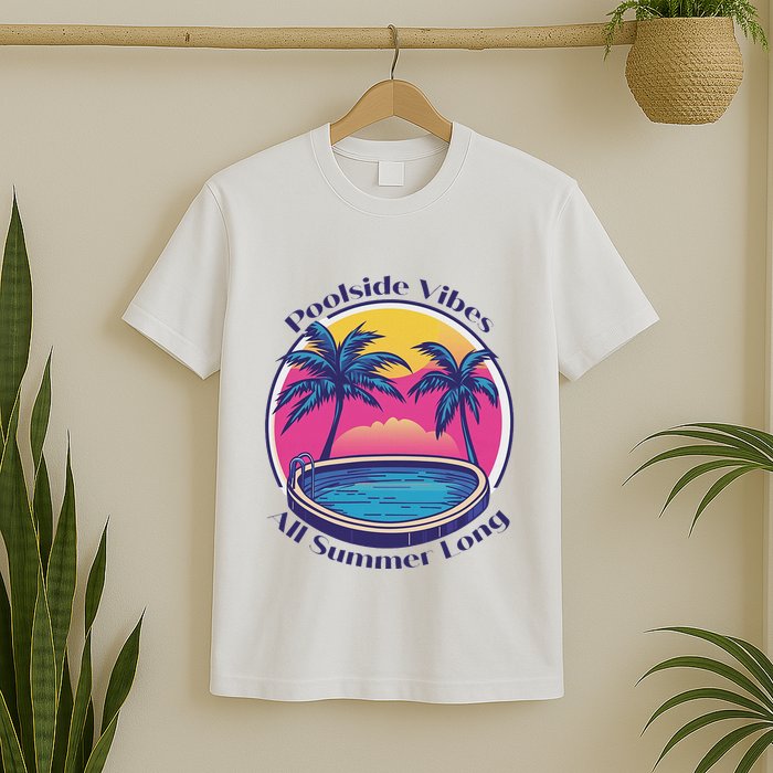 Pool Side Vibes All Summer Long T-Shirt