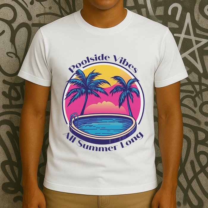 Pool Side Vibes All Summer Long T-Shirt