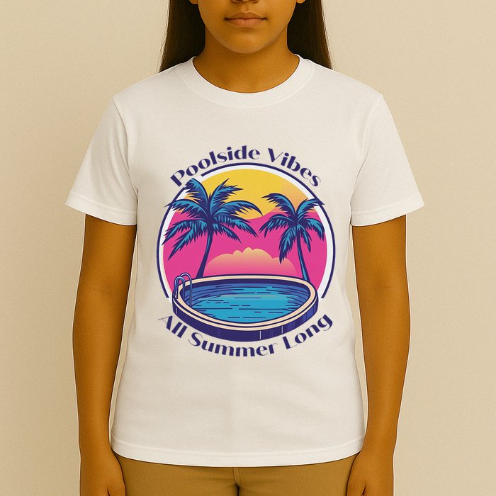 Pool Side Vibes All Summer Long T-Shirt
