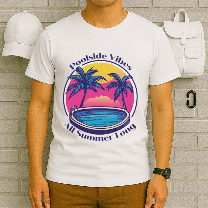 Pool Side Vibes All Summer Long T-Shirt