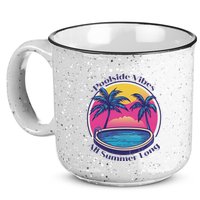 Pool Side Vibes All Summer Long 15oz Campfire Ceramic Mug