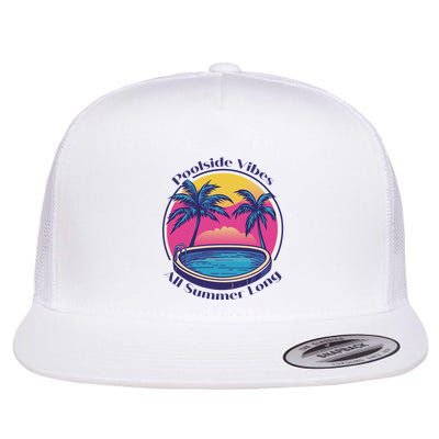 Pool Side Vibes All Summer Long Flatbill Hat