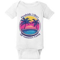 Pool Side Vibes All Summer Long Baby Bodysuit