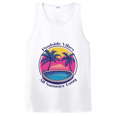 Pool Side Vibes All Summer Long PosiCharge Competitor Tank