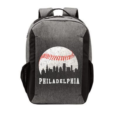 Philly skyline - Vintage Philadelphia Baseball Fans Vector Backpack