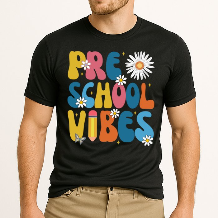 Pre School Vibes Back To School Gift Cooling Performance Crew T-Shirt