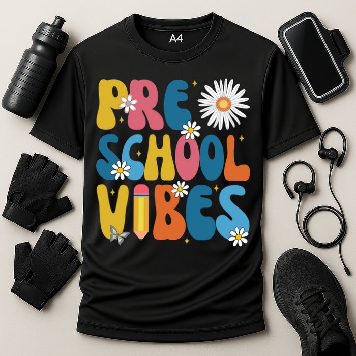 Pre School Vibes Back To School Gift Cooling Performance Crew T-Shirt