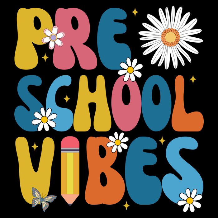 Pre School Vibes Back To School Gift Long Sleeve Shirt