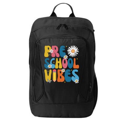 Pre School Vibes Back To School Gift City Backpack