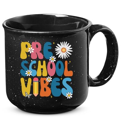 Pre School Vibes Back To School Gift 15oz Campfire Ceramic Mug