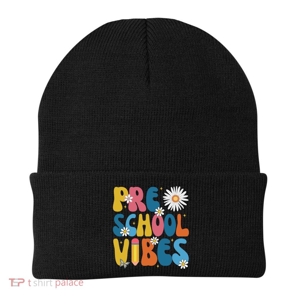 Pre School Vibes Back To School Gift Beanie