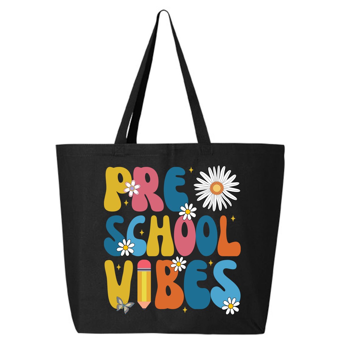 Pre School Vibes Back To School Gift 25L Jumbo Tote
