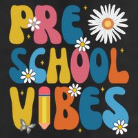 Pre School Vibes Back To School Gift 25L Jumbo Tote