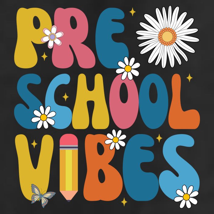 Pre School Vibes Back To School Gift 25L Jumbo Tote