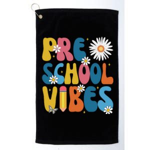 Pre School Vibes Back To School Gift Platinum Collection Golf Towel