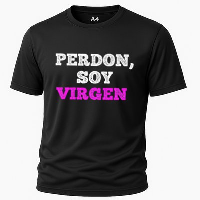Perdon Soy Virgen Funny Spanish Quote Virginity Saying Cooling Performance Crew T-Shirt