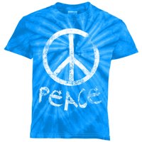 Peace Sign (Vintage) Gift Kids Tie-Dye T-Shirt