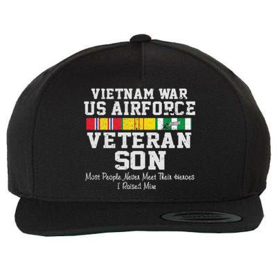 Proud Son Vietnam War Veteran Son Veteran's Day Gift Wool Snapback Cap