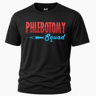 Phlebotomy Squad Veins Syringe Phlebotomist Needle Gift Performance Shirt